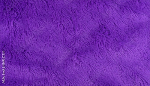 Neon Purple Soft Fur Texture. Flat Surface. Background. Wallpaper.