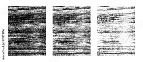 Glitch Texture Background Set for Distorted Noise Effect, Static Scratch Surface, Grainy Grunge Overlay, Signal Interference Pattern, Damaged Line Distortion Abstract Vector Illustration