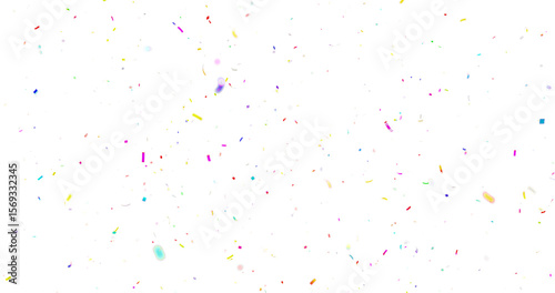 Confetti Transparent Background. Confeti Failling White Background. 3d Rendering Transparent Confeti. Colorful bright confetti isolated on transparent background. gold confetti transparent bg