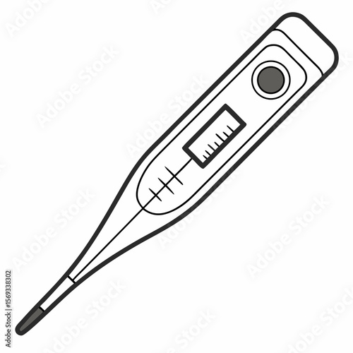 vector thermometer icon