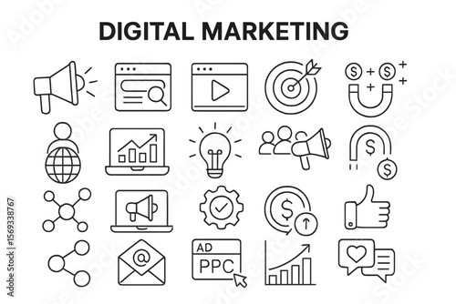 Digital Marketing Icon 2: SEO & Search Engine Optimization Strategy