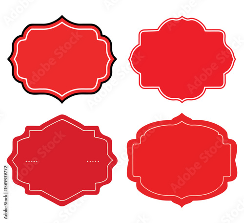 set of vintage labels 