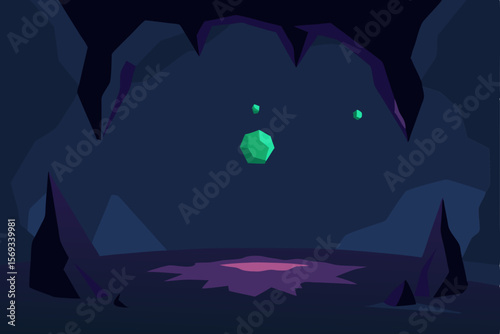 Here's a concise description combining your keywords:

A vector illustration of a Halloween night landscape with bats silhouetted against a moonlit sky over a dark sea