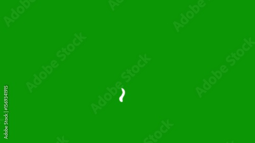 Hand‑Drawn Flash FX Liquid Motion, 4K Cartoon Style Ink, Water, Smoke & Splash Transitions with Alpha, Green Screen Background. 4K