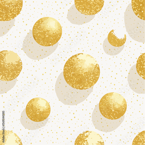 A seamless vector glitter texture in rich gold tones with scattered sparkles, great for festive, glamorous, or celebratory projects.