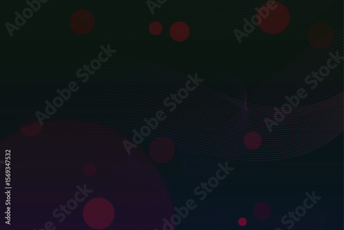 Abstract dark background with red bokeh lights creating a dreamy and mysterious atmosphere isolated on transparent background