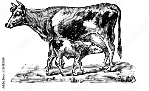 Vintage Farm Animals clipart, farmyard animal Illustrations, clipart for farmers, farm line drawings