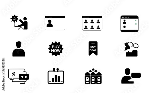 Abstract geometric pattern with interconnected lines and dots creating a complex network design in a minimalist silhouette style