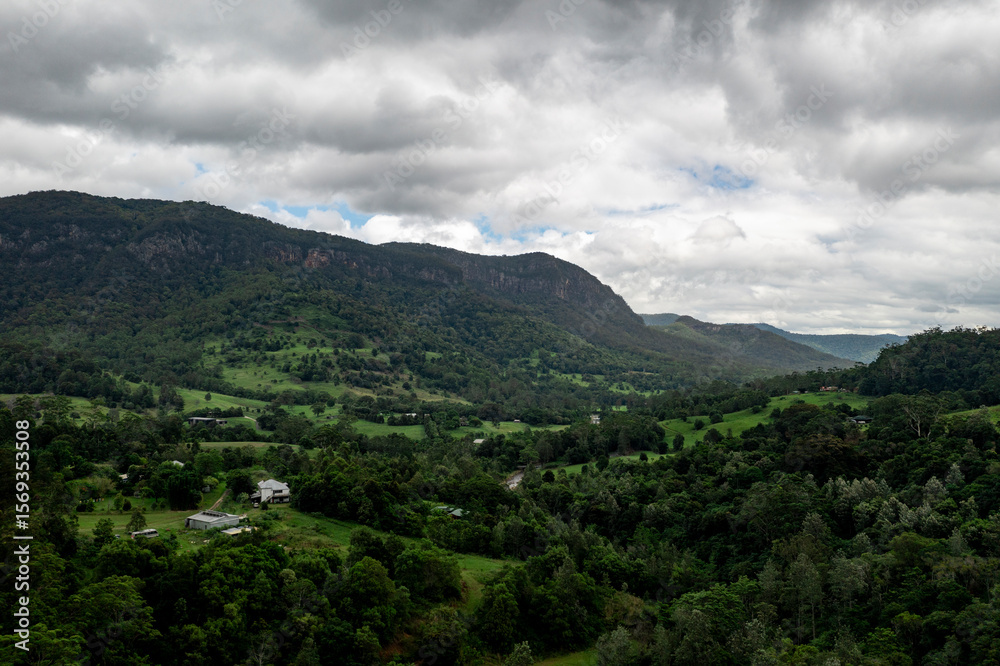 Fototapeta premium Numinbah Valley and Springbrook National Park