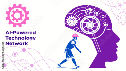Ai powered technology network for machine learning and automation in digital transformation and innovation
