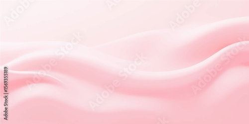 Soft blush pink wave background with smooth flowing motion and elegant gradient style for design