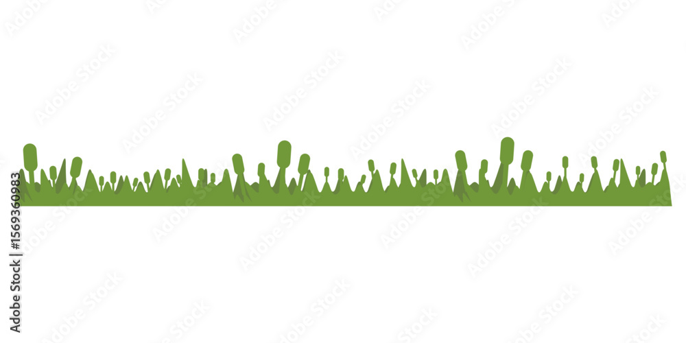 Fototapeta premium Grass Illustration Se
