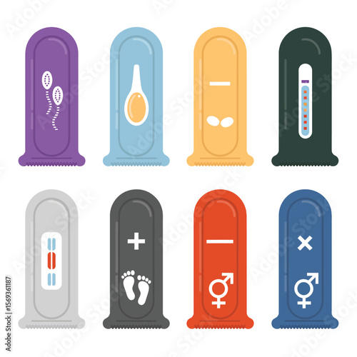 Various Fertility and Conception Products in Packaging