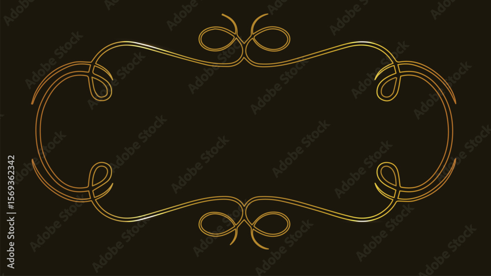 Gold decorative border. Elegant frame. Luxury vector. Stylish design. Ornate illustration. Creative artwork. Visual elements. Decorative frame. Classic style.
Gold decorative border. Elegant frame. Luxury vector. Stylish design. Ornate illustration. Creative artwork. Visual elements. Decorative frame. Classic style.