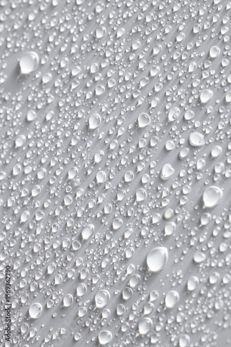 Wallpaper Mural water drops on white surface Torontodigital.ca