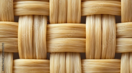 Rattan weave texture close-up natural basket pattern brown honey fibers organic handcraft background seamless tileable surface
