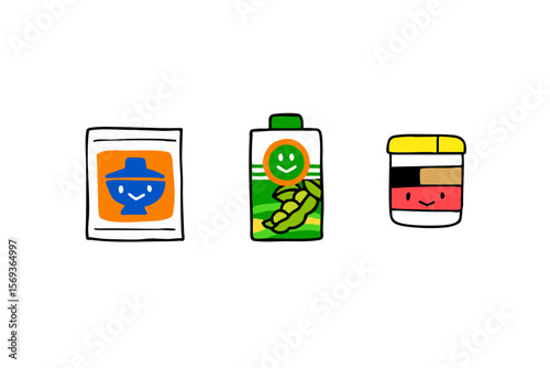 cute food Characters