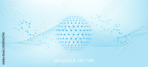 Quantum computing. Quantum processing. Artificial intelligence quantum computer technology concept. Future new technology for business or science presentation. Vector illustration.