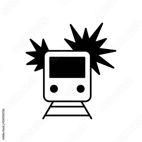 Act of Terrorism Violence Threat Fill Icon