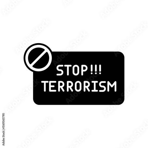 Anti Terrorism Day Awareness Fill Icon