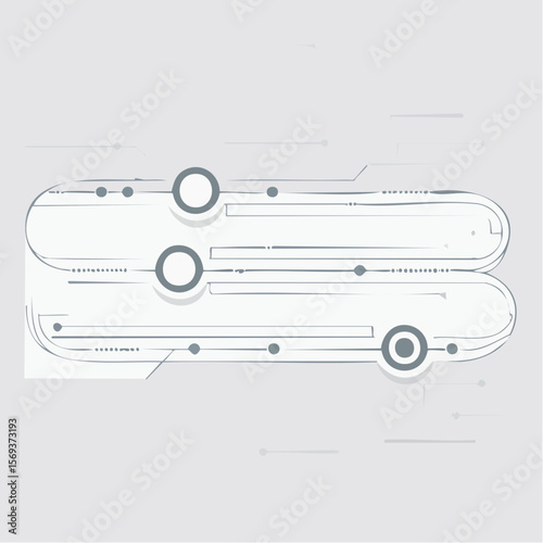 A clean horizontal vector timeline with five linked steps, ideal for infographics, project planning, or process visuals. Flat style and fully editable.