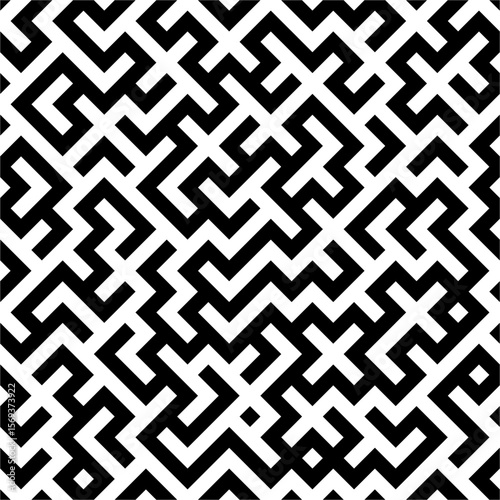 Fototapeta Naklejka Na Ścianę i Meble -  Pattern background with an abstract maze design 