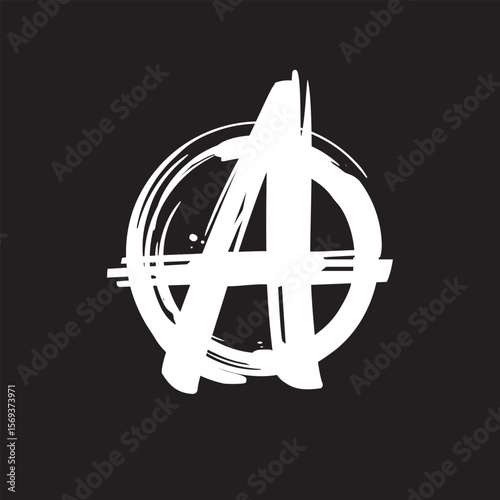 a letter abstract logo modern style