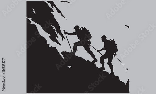 Outdoors icon vector