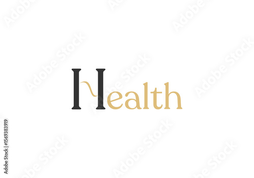 Letter H with a little touch of Leaf Logo. Green leaf logo icon vector design, Plant, nature, Editable file.