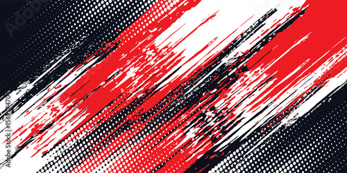 Abstract halftone wave dots background. Futuristic twisted grunge pattern, dots, circles. Vector modern optical pop art texture for posters, business cards and