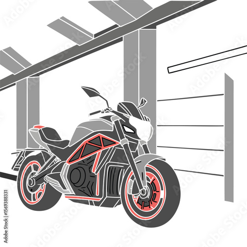 motorcycle on the road