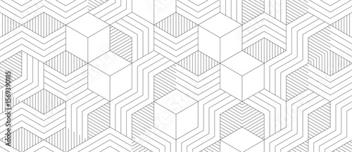 幾何学 抽象 ストライプ 六角形 三角形 建築 背景