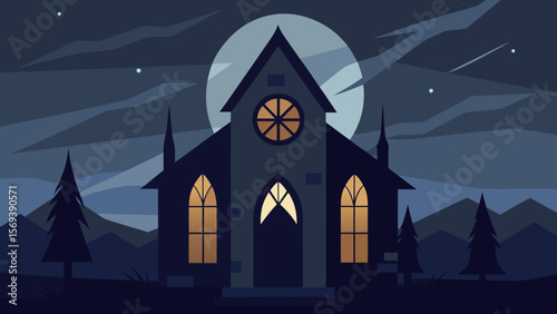 church and graveyard