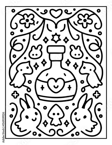 trippy groovy coloring pages for kids
