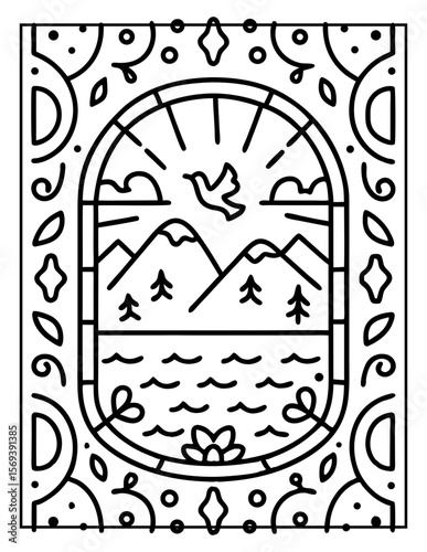 trippy groovy coloring pages for kids