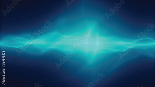 Blue abstract background with dynamic waves reflecting sunlight like the deep ocean