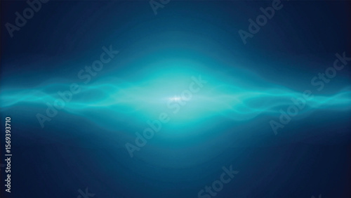 Blue abstract background with dynamic waves reflecting sunlight like the deep ocean