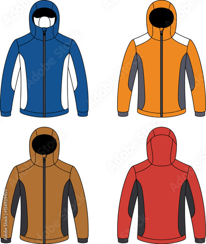 Shop colorful hooded jackets for men and women outdoor apparel fashion winter wear clothing collection