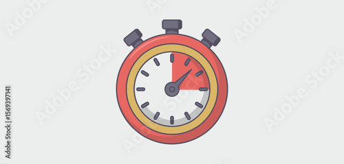 Simple Timer Icon Illustration