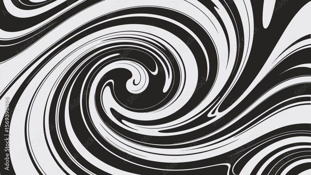 A swirling pattern of black and white lines creating a dynamic and abstract visual composition art A swirling pattern of black and white lines creating a dynamic and abstract visual composition art