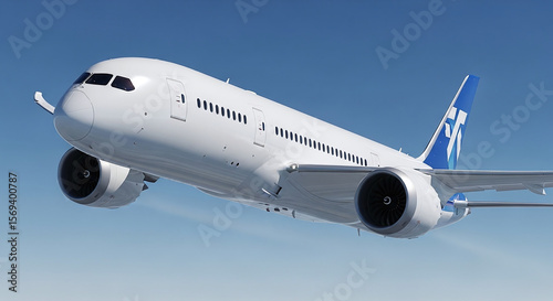 airplane in the sky