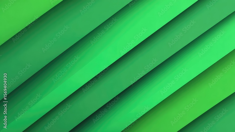 Fototapeta premium Abstract Green Background with Diagonal Layers Emphasizing Texture and Depth for Modern Design Applications and Creative Projects