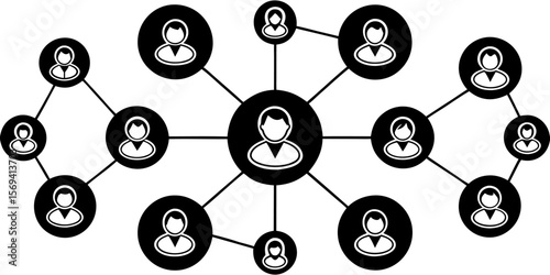 link of people