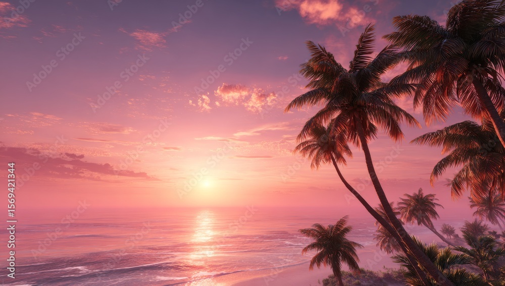 palm trees on the beach. a sunset view of a beach with palm trees. a sunset view of a beach with palm trees palm trees on the beach. a sunset view of a beach with palm trees. a sunset view of a beach with palm trees