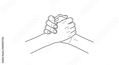 United Hands: A Symbol of Partnership and Trust
