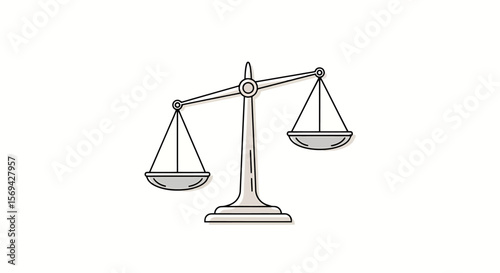 Unbalanced Scales of Justice: Conceptual Illustration