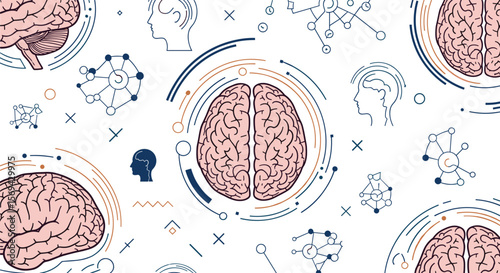 Illustrative brain activity patterns for cognitive science and neuroscience research understanding