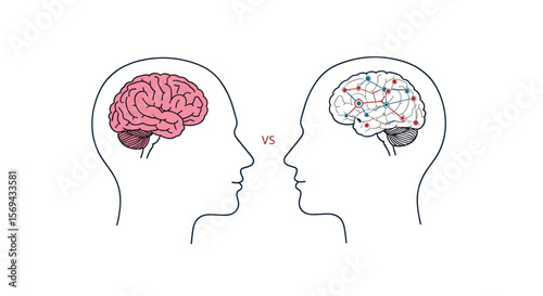 Understanding neural networks versus biological brains a comparative analysis of cognitive processes
