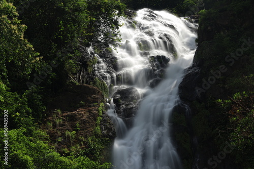 Namtok Sarika is the most famous waterfall in Nakhon Nayok , The nine-tiered waterfall cascading down the cliff to a forested hillside has a large natural pool on each level .
THAILAND  photo