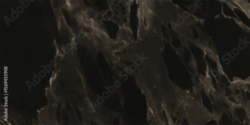 Dark obsidian stone texture a digital illustration depicting an ethereal vein pattern ideal for elegant design and decor with subdued metallic accents